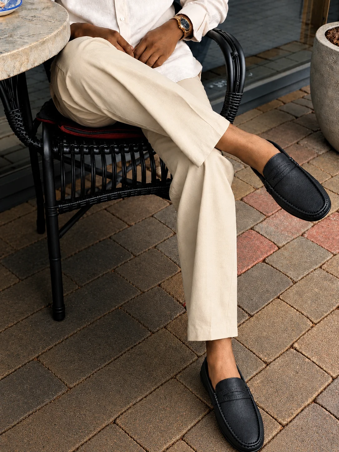 Micro Dhaka leather footwear collection